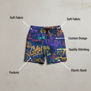 Customized Logo <b>Men</b> Summer Solid Color Beachwear Swim Trunks Beach <b>Shorts</b> With Pockets <b>Men</b> Swim <b>Shorts</b> - Product Image 5