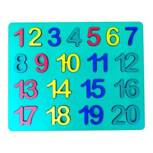 ตัวต่อเลขพลาสติกหลากสี 1-20 ของเล่นเสริมพัฒนาการสำหรับเด็ก ฝึกนับเลข สไตล์มอนเตสซอรี่ - Product Image 1