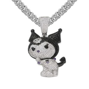 Collar con Colgante de Diamante Cultivado en Laboratorio para Hombre, Diseño Hip Hop, Chapado en Rodio, Oro, Oro Rosa, Oro Blanco, Plata, Joyería Fina de Lujo, Regalo - Product Image 2