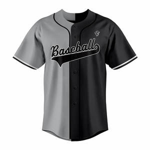 Maillot de baseball sublimé jaune-vert uni pour homme, à manches courtes, col en V, respirant, uniforme de softball personnalisé pour équipe, 100 % coton - Product Image 3