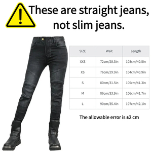 Motorcycle Leather Cordura Riding Pants with CE Removable Knee & Hip <b>Protectors</b> | Waterproof Biker Trousers | Hike Impex - Product Image 6