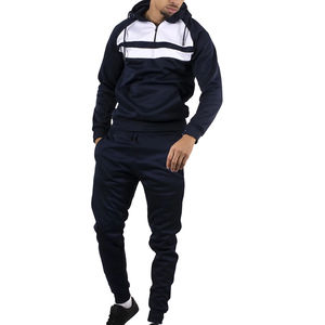 Conjunto Deportivo de Invierno para Hombre, de Moda, 100% Algodón, con Capucha y Forro Polar, 340 GSM, Tela de Primera Calidad, Cremallera Personalizada - Product Image 1
