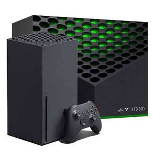 เครื่องเล่นเกม Xbox Series X 1TB 4K HD รุ่นใหม่ พร้อมคอนโทรลเลอร์คู่ รองรับแผ่นเกม 10 เกม รองรับ 8K สำหรับ EU US - Product Image 1