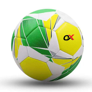 High Quality Custom Size 5 Adult Soccer Ball New Design Official Size 5 <b>Leather</b> PU Thermal Bonded with Printed Logo New <b>Football</b> - Product Image 6