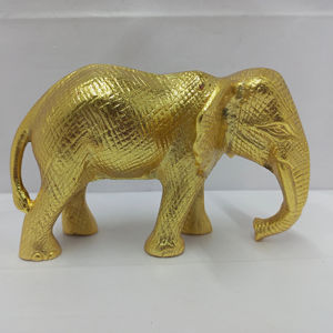 Ornement de table en aluminium fait main en forme d'éléphant Art Déco pour la maison et le bureau à prix avantageux - Product Image 4