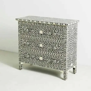 Table carrée en os incrusté, écologique, pour la maison, la salle de bain ou l'extérieur, artisanat indien par FAIZA CRAFT - Product Image 6