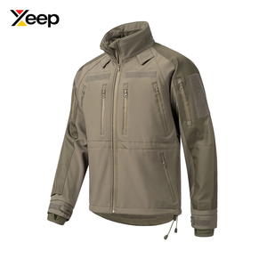 เสื้อแจ็คเก็ตซอฟต์เชลล์ XEEP รุ่น XC-SSJ-13 แบบมีฮู้ดสำหรับฤดูหนาว ระบายอากาศได้ดี แห้งเร็ว น้ำหนักเบา บุขนแกะอุ่นสบายสำหรับผู้ชาย - Product Image 1