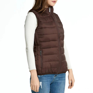 Chaleco Acolchado para Mujer, Chaqueta sin Mangas con Aislamiento Premium, Tejido Resistente al Agua, Cierre Completo con Cremallera, Cuello Alto - Product Image 2