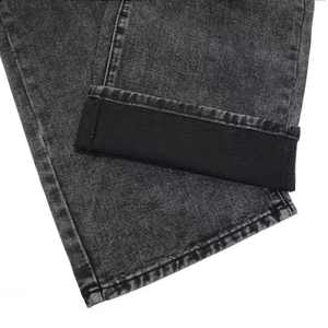 Pantalon en jean OEM 2026 taille haute coupe droite pour femme avec broderie nœud, coupe ample, décontracté et respirant - Product Image 6