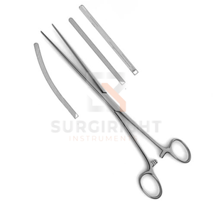 Pinzas Intestinales Doyen Rectas de Acero Inoxidable Alemán, Juego de Instrumentos Manuales con Certificación CE MOL por Blush Surgical - Product Image 2
