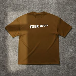 Camiseta de Lujo Personalizada con Logotipo, Impresión en Serigrafía de 200 g/m², Camiseta Informal de Algodón de 2 Tonos, 100 % Algodón de Alta Calidad - Product Image 5