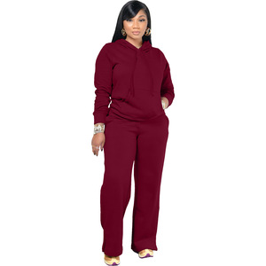 Ensemble de sweat-shirt à capuche noir pour femme avec poches, coupe classique, tricoté, style décontracté, automne, manches longues, couleur unie - Product Image 4