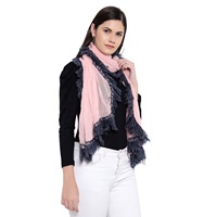 2022 Designer Écharpes Brodées À La Main Étoles Châles Hijabs Sequin Fine Laine Lin Coton Soie Zari Imprimé Mousseline De Soie Boîte Style