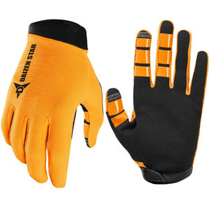 Gants de course à doigts entiers, noirs, en nylon, antidérapants, compatibles écran tactile, respirants, fermeture auto-agrippante, unisexes, MOTOCROSS, activités de plein air - Product Image 3