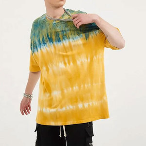 Camiseta Tie Dye Unisex de Primera Calidad, Estilo Oversize, Informal y Moderno, con Lavado Bleach, Personalizable, de Alta Calidad - Product Image 3