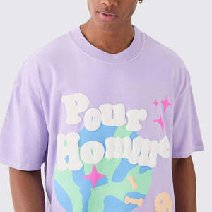 Camiseta Extra Grande para Hombre al por Mayor con Logotipo Personalizado |   Fabricante de Camisetas con Estampado Gráfico en 3D - Product Image 4