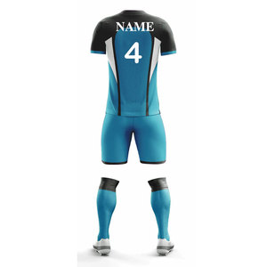 Uniformes Deportivos para Equipos Juveniles de Fútbol, Uniforme de Fútbol de Verano, Color Sólido, Uniforme de Jugador de Club, Traje Deportivo 100% Poliéster - Product Image 6