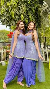 Robe Anarkali Punjabi tendance, vêtements indiens et pakistanais, robe imprimée 3 pièces, broderie personnalisée, vêtements ethniques - Product Image 4