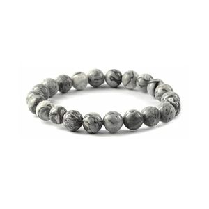 High Quality Picasso Jasper Crystal <b>Bead</b> <b>Bracelet</b> Romantic Gift Fashion Charm Jewelry for <b>Men</b> Women Energy Meditation - Product Image 1