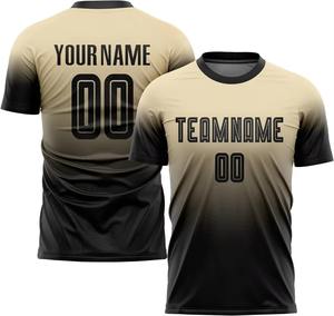 Uniforme de Fútbol Personalizado, Conjunto de Camiseta con Degradado Rojo y Negro, Nombre y Número Personalizados, Transpirable, de Secado Rápido, para Equipos - Product Image 6