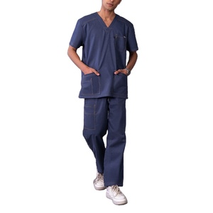 Traje de fregado unisex 2025 Lona de rayón duradera Manga corta de alta calidad Venta en línea con descuento - Product Image 1