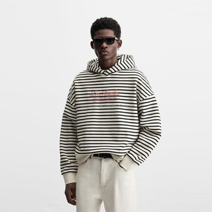 2025 unisexe 450gsm 3D en relief à capuche de haute qualité personnalisé poids lourd impression essentiel surdimensionné hiver hiver brodé - Product Image 1