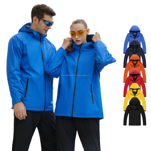 Logotipo personalizado impermeable Plus polar Zip Up chaquetas al aire libre ropa de trabajo chaqueta cortavientos - Product Image 1