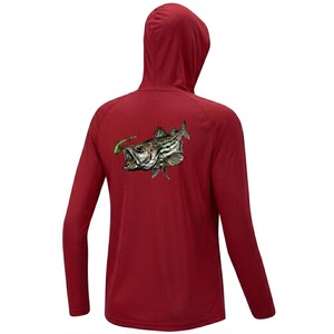 Nouveau Hoodie de Pêche Unisexe à Manches Longues avec Logo Personnalisé, UPF 50+, Coupe-Vent, Anti-Bactérien, en Spandex et Polyester, Séchage Rapide - Product Image 1