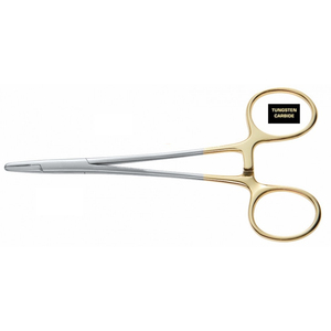 Porte-aiguille manuel Olsen Hegar ME-SS-074 5,5 pouces en acier inoxydable allemand, carbure de tungstène TC, instrument chirurgical de qualité supérieure - Product Image 4