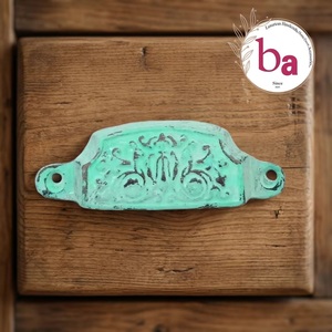 Hot Selling <b>Ceramic</b> Pulls and Handles Distressed Color Industrial Design Square Shape for Kitchen Cabinets Dressers and Bedrooms - Product Image 2