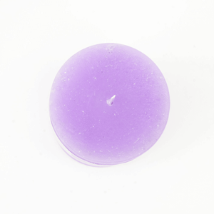 Candela a Colonna Viola 3"x5" in Stile Rustico, Elegante Decorazione per la Casa dall'Aspetto Naturale - Product Image 4