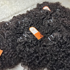 El rizo birmano más vendido, longitud corta para extensiones de cabello Pixie Curl, cabello de trama de Color Natural, rizo pequeño - Product Image 4