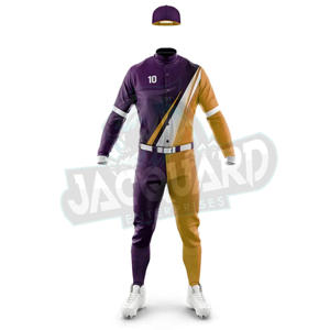 ชุดยูนิฟอร์มเบสบอลแบบกำหนดเองสำหรับการแข่งขัน - ระบายอากาศได้ดี ผลิตจากโพลีเอสเตอร์ 100% พิมพ์ชื่อทีมและหมายเลข แห้งเร็ว - Product Image 1