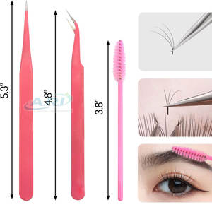 Pinzas para Pestañas de Alta Precisión Personalizadas para Profesionales de Belleza y Principiantes - Product Image 3