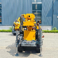 Plateforme de forage de puits d'eau portable, équipement de forage de puits DTH de 200 m pour l'exploitation minière et la construction