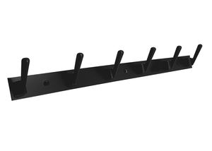 Minimalist Stainless Steel <b>Wall</b>-Mounted <b>Coat</b> <b>Rack</b> with 6 Hooks Durable and Multi-Purpose - Product Image 3