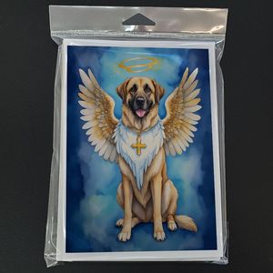 Whimsical A7 Tamaño 5x7 Tarjetas de notas en blanco Paquete de 8 con sobres Anatolian Shepherd My Angel Tarjetas de felicitación - Product Image 3