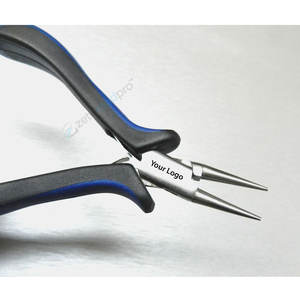 Alicates de Punta Redonda de Acero Inoxidable de Alta Calidad con Mango Ergonómico y Doble Resorte, Herramienta para Joyería OEM - Product Image 2