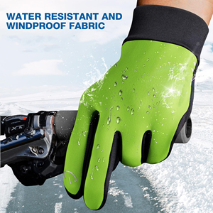 Anti Slip Riding <b>Gloves</b> Outdoor Winter Running <b>Gloves</b> <b>Touch</b> <b>Screen</b> <b>Gloves</b> For Cold Weather Bike Cycling Driving Hiking Running - Product Image 5