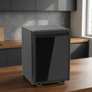 Mini <b>Fridge</b> with Compressor Compact Hotel Refrigerator Silent Cooling Mini <b>Bar</b> <b>Fridge</b> for Hotels Resorts Offices - Product Image 5