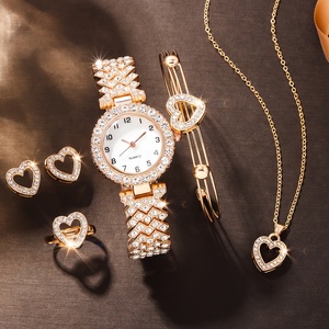 Girls Rhinestone Quartz Watch and Jewelry Set NW1502 - Product Image 2
