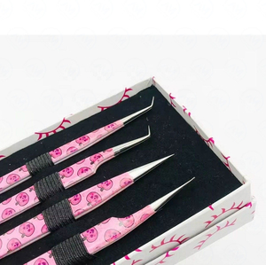 Pince à cils professionnelle pour extensions de cils, pointe en fibre et pointe fine, outil d'extension de cils 936 - Product Image 2