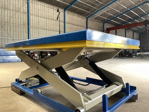 Estándar de calidad, mesa elevadora de tijera hidráulica eléctrica de 1 tonelada, apilador eléctrico para peatones, garantía de motor, 1 año de mecánica Vietnam - Product Image 2