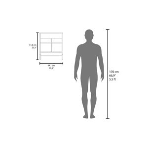 Armadietto dei medicinali nero con portasciugamani integrato - Product Image 6