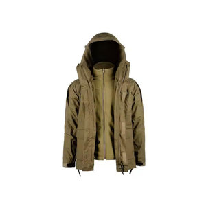 Veste coupe-vent à capuche en jean vintage personnalisable col montant logo de l'équipe uniforme sportif de football en plein air - Product Image 4