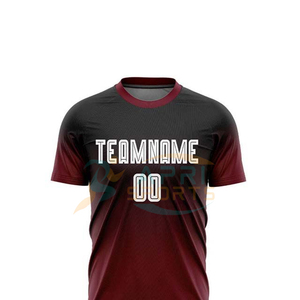 Meilleur uniforme de football pour hommes, impression numérique personnalisée, 100% polyester, maille respirante, séchage rapide, manches courtes, uniforme d'équipe unisexe pour adultes - Product Image 5