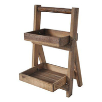 Support à gâteau en bois de qualité supérieure avec surface de service à plusieurs niveaux pour les occasions spéciales