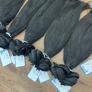 Meilleure vente 100% extensions de cheveux humains vierges de haute qualité, nombreuses couleurs, cheveux trames attachés à la main, vague naturelle pré-collée - Product Image 4