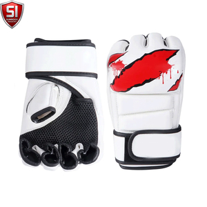 Guantes de Entrenamiento Unisex de Medio Dedo de PU de SUMROOS INDUSTRY, Cierre Ajustable con Gancho y Bucle, para MMA, Boxeo, Artes Marciales, Personalizables, Digitales - Product Image 2