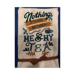 Serviette de cuisine personnalisable en coton 100% brodée avec imprimé animal - Réutilisable, absorbante, écologique pour les mariages et les hôtels - Product Image 1